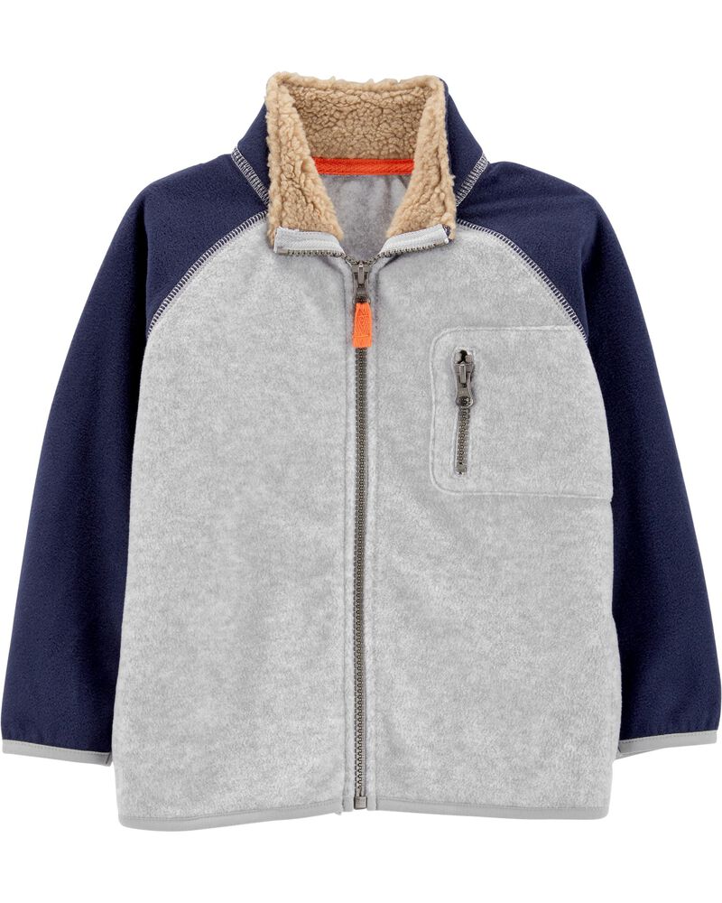 Carters Boys Front Zip-up Fleece Jacket
